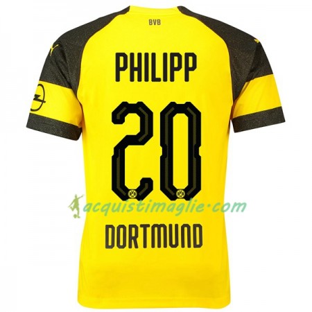 Divisa di Calcio Borussia Dortmund Philipp 20 Prima 2018/2019
